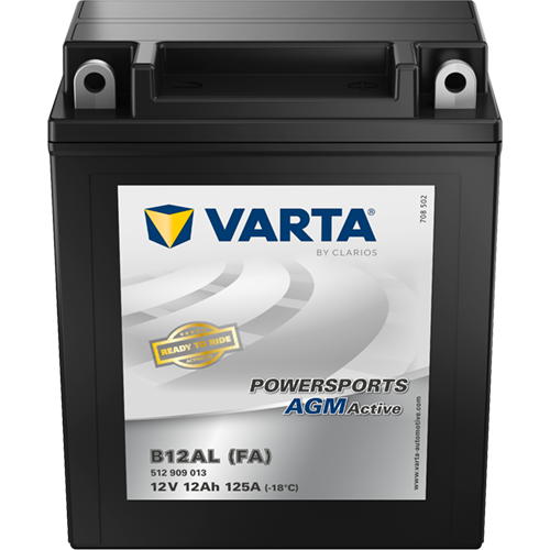 VARTA Powersports AGM ACTIVE YTX14-BS 12Ah motorcycle battery 12V (DIN 51214)
